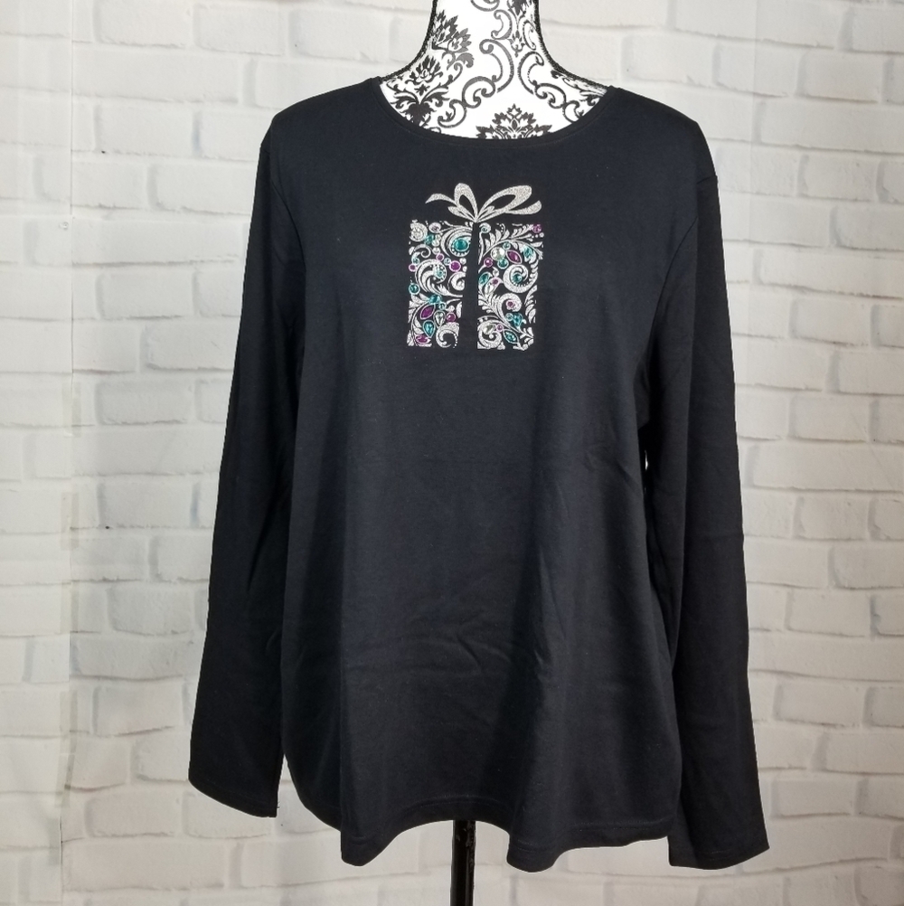 Croft & Barrow size xxl long sleeve tee shirt NWT